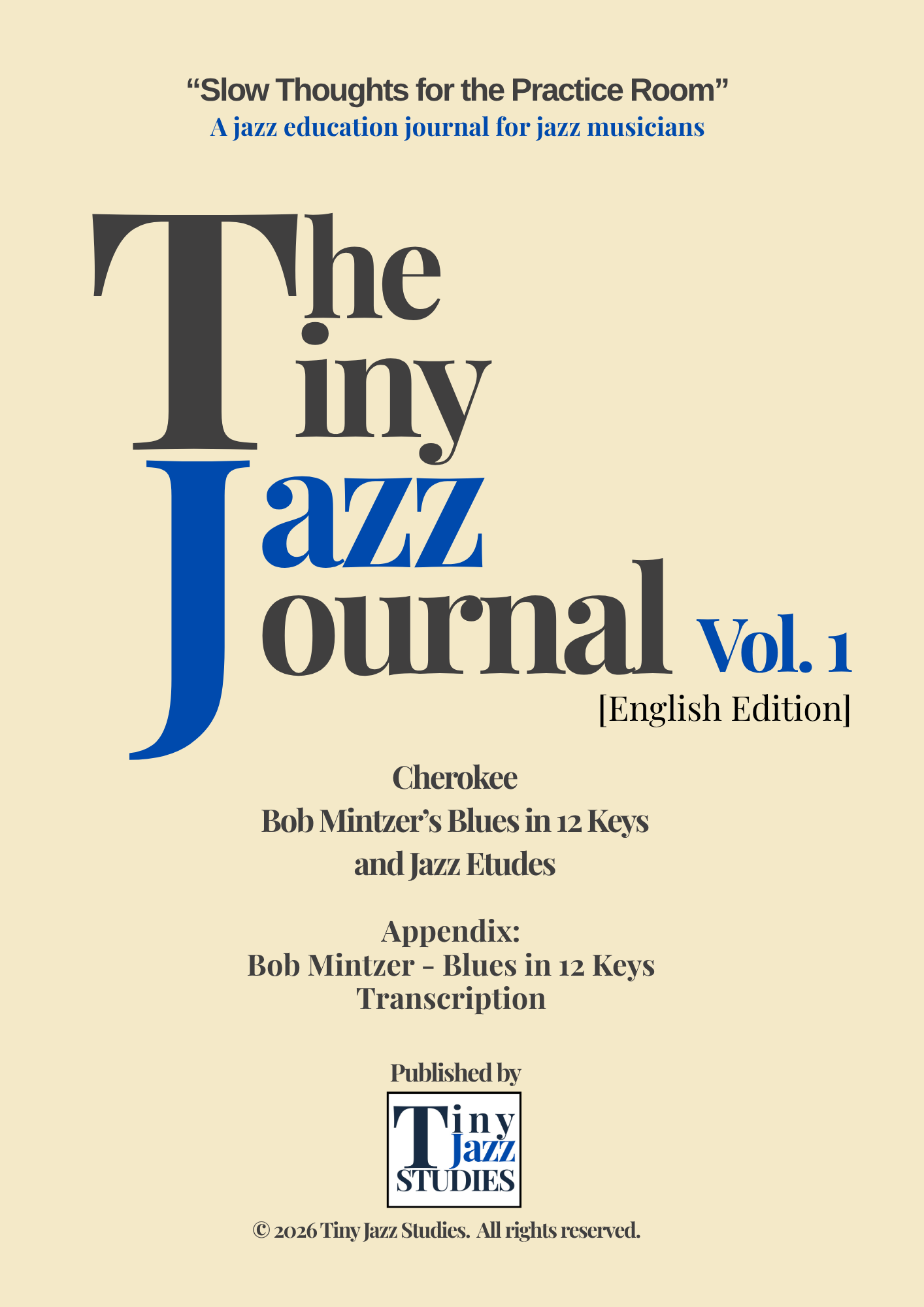 The Tiny Jazz Journal Vol. 1